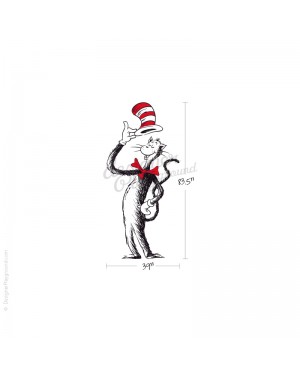 Giant Cat In The Hat Holding Hat Dr Seuss Character