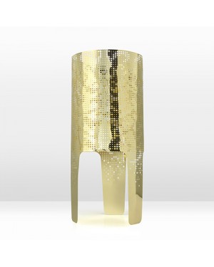 Shadow Lamp Wallpaper in Gold