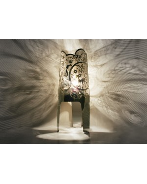 Shadow Lamp Mysterious Garden in Silver