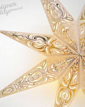 Paper Star Magical Night White