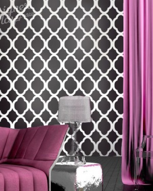 Moroccan Flower Pattern Wall Decal
