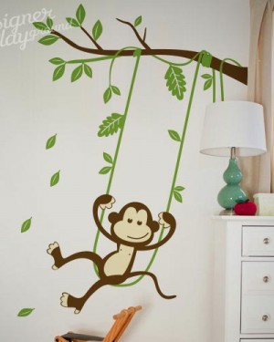 Monkey on Swing