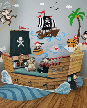 Captain Jack and the Treasure Island Pirates Decal