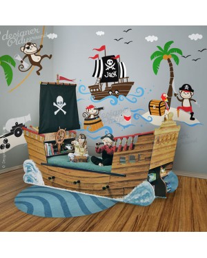 Captain Jack and the Treasure Island Pirates Decal