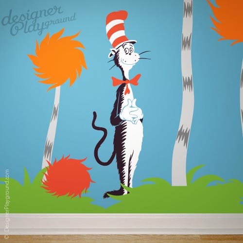 Dr Seuss Cat In Hat Vinyl Decal Sticker 75025 