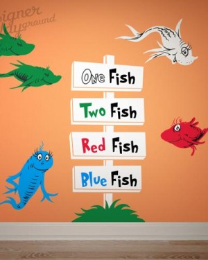 1 fish 2 fish signboard 