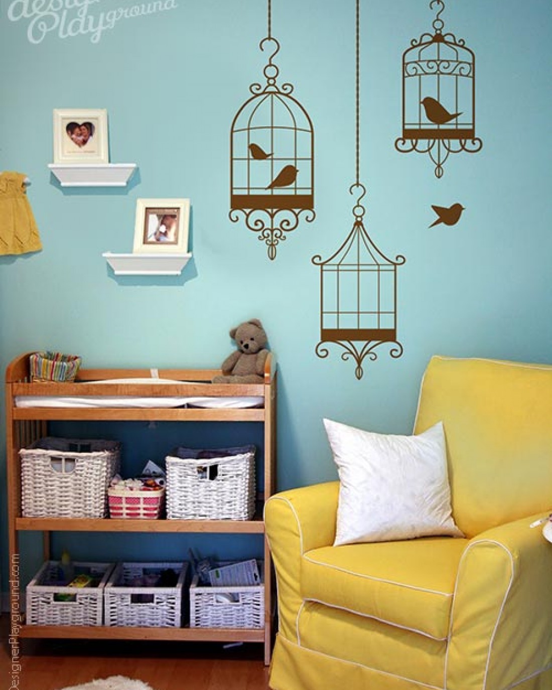 Bird Cages Wall Decal