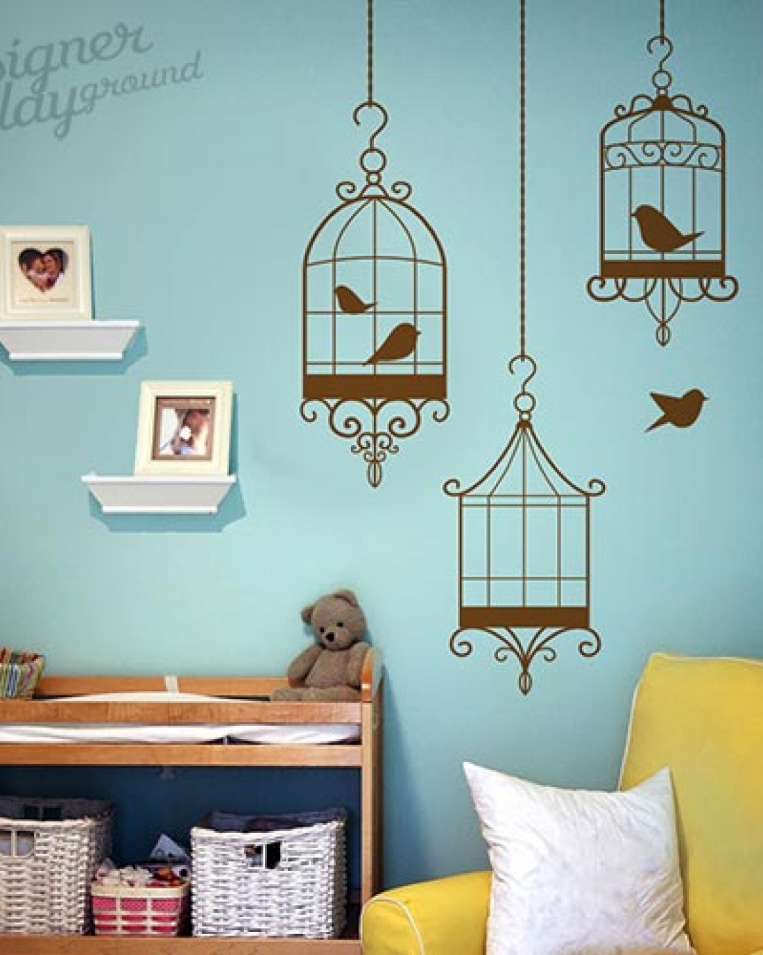 Bird Cages Wall Decal