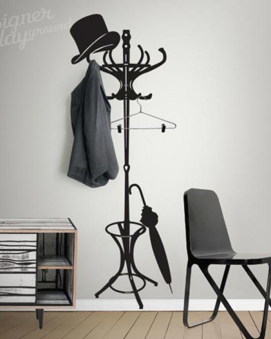 flat coat rack