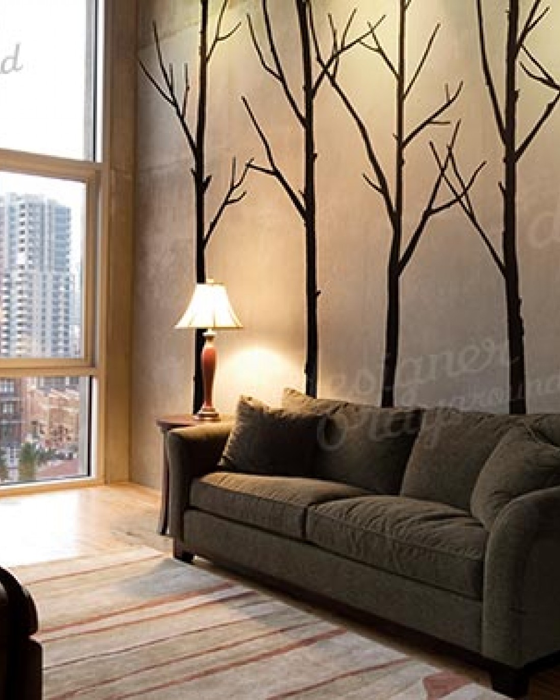Winter Trees Wall Decal