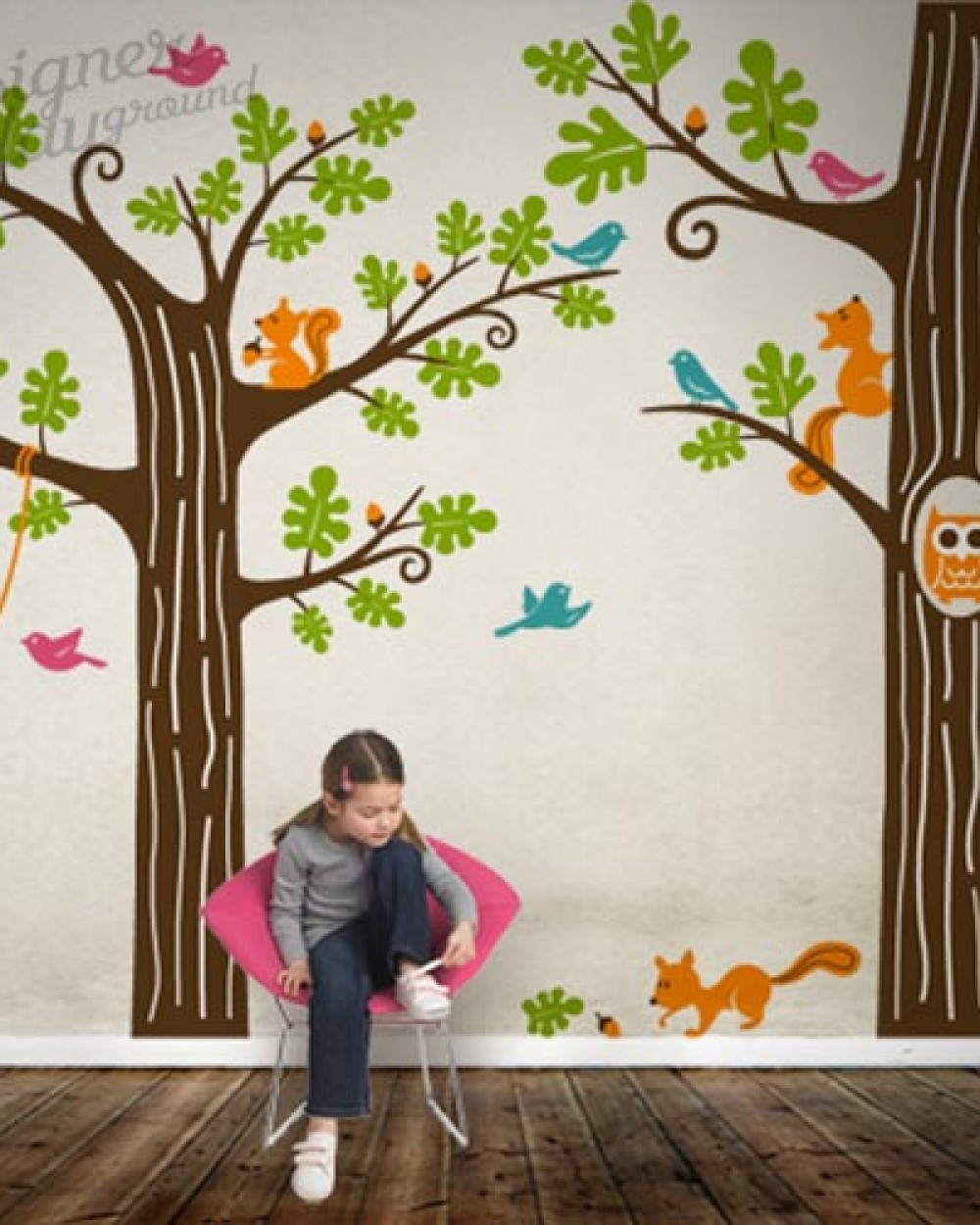 Animal Friends in Woodland