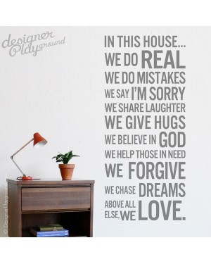 House Rules - In this house...