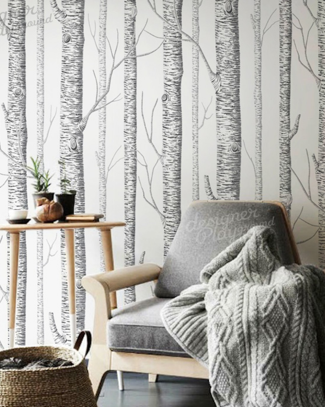 Birch Trees Wallpaper Peel & Stick